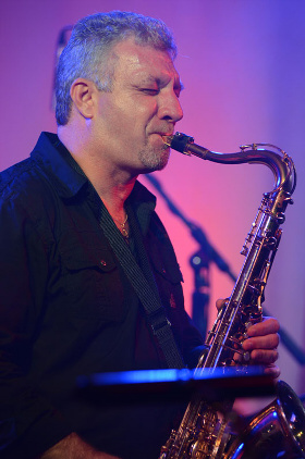 Saxophonist Ean Gidman